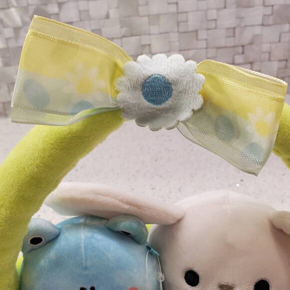 Squishmallow Easter Basket Ferdie Frog and Valentina Bunny Squishmallows - Picture 5 of 8